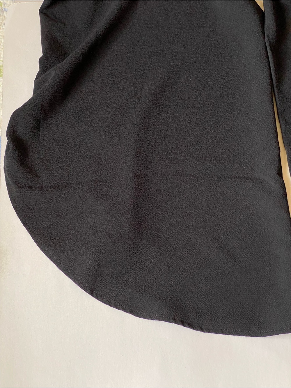 Cleo Black Elastic Waist Tulip Pants Size XL - Picture 10 of 12